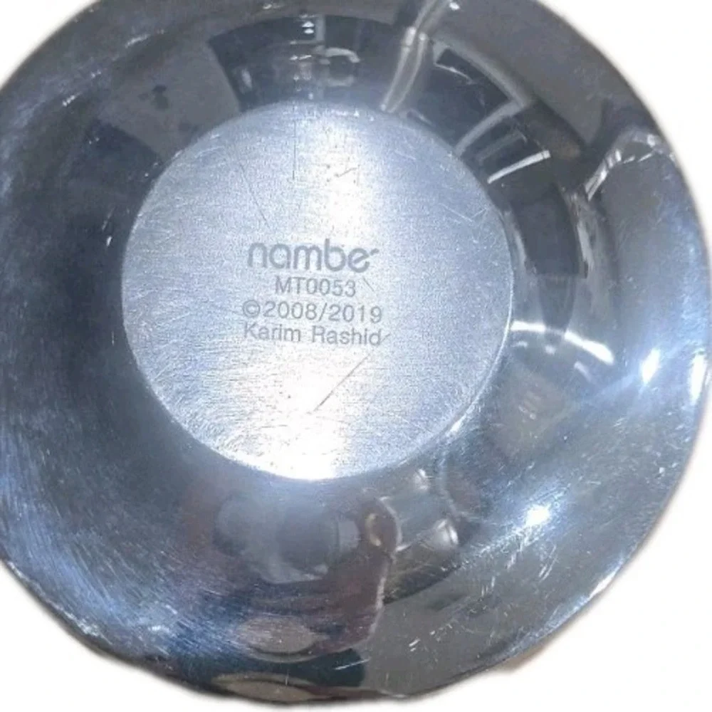VTG Nambe‎ Tea Light Candle Holder Votive Danish Modern Minimalist Mid Century